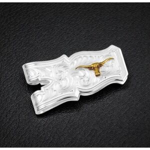 Montana Silversmith Open Range Longhorn Money Clip -‎ Retail $90 - NEW!